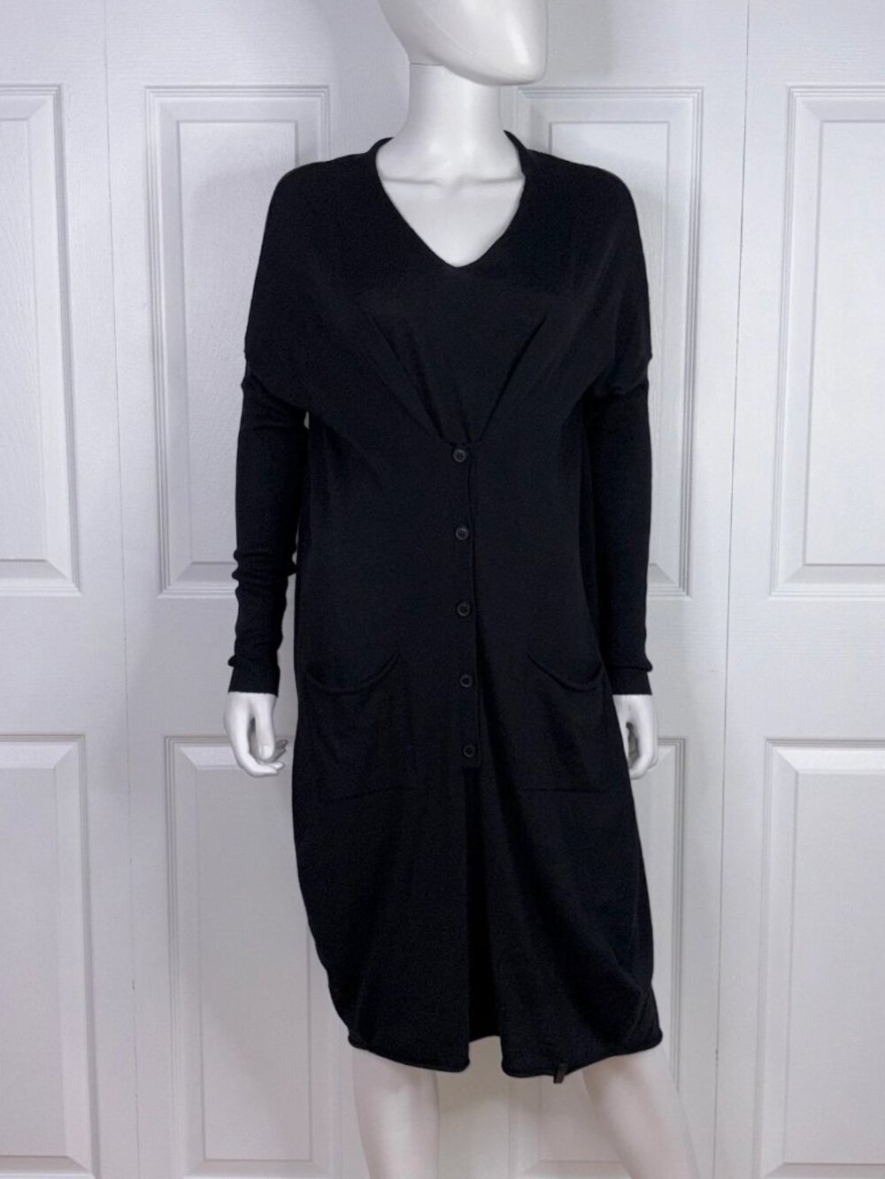 RUDSAK women's knit black dress small